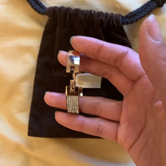 Michael Kors Rose Gold PaveBangle/Bracelet - Picture 3 of 8